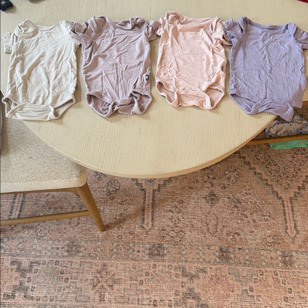 Kyte baby short sleeve bodysuit bundle